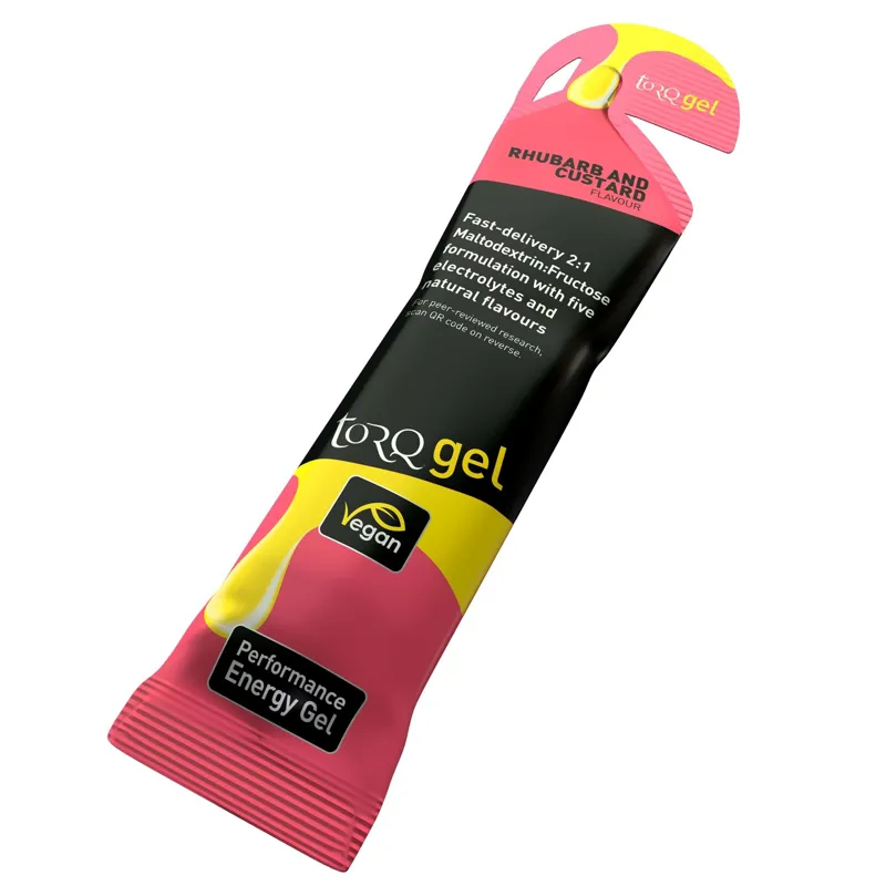 Torq Energy Gel 15x 45g - Rhubarb Custard-1