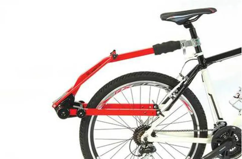 Trail Angel Child Bike Tow Bar in Red-1
