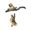 TRP EVO PRO Hydraulic Disc Brake Set in Gold