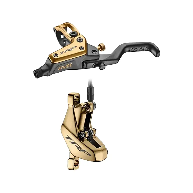 Balfes Bikes Trp TRP EVO PRO Hydraulic Disc Brake Set in Gold | Free postage over £30, £10 off first order, price match & 0% finance.