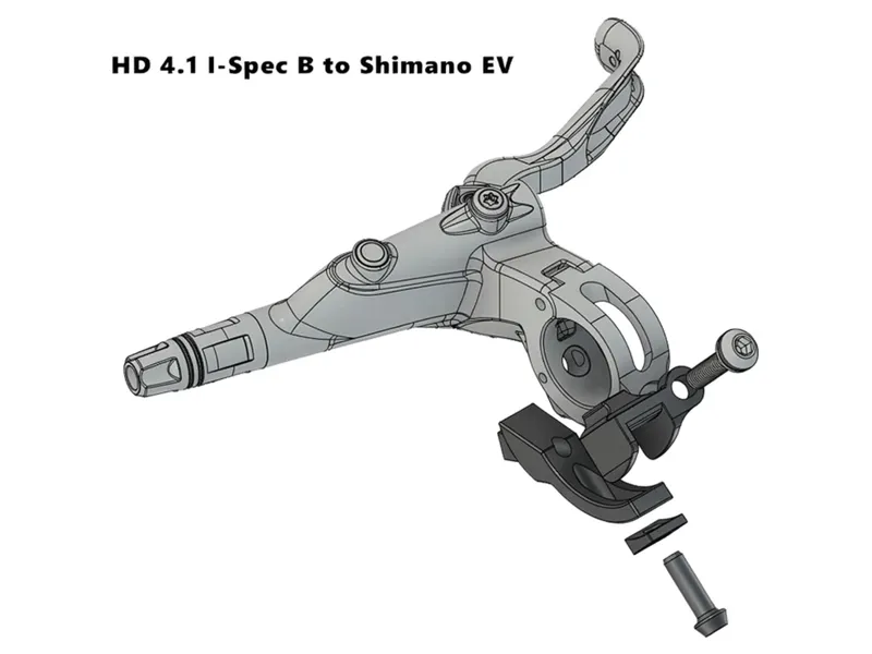 Balfes Bikes Trp TRP I-Spec HD 4.1 EV Left Side Shifter Adapter Kit in Black | Free postage over £30, £10 off first order, price match & 0% finance.