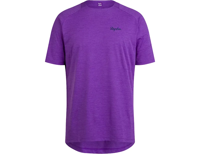 Rapha Trail Technical T-Shirt in Ultraviolet/Marine Blue