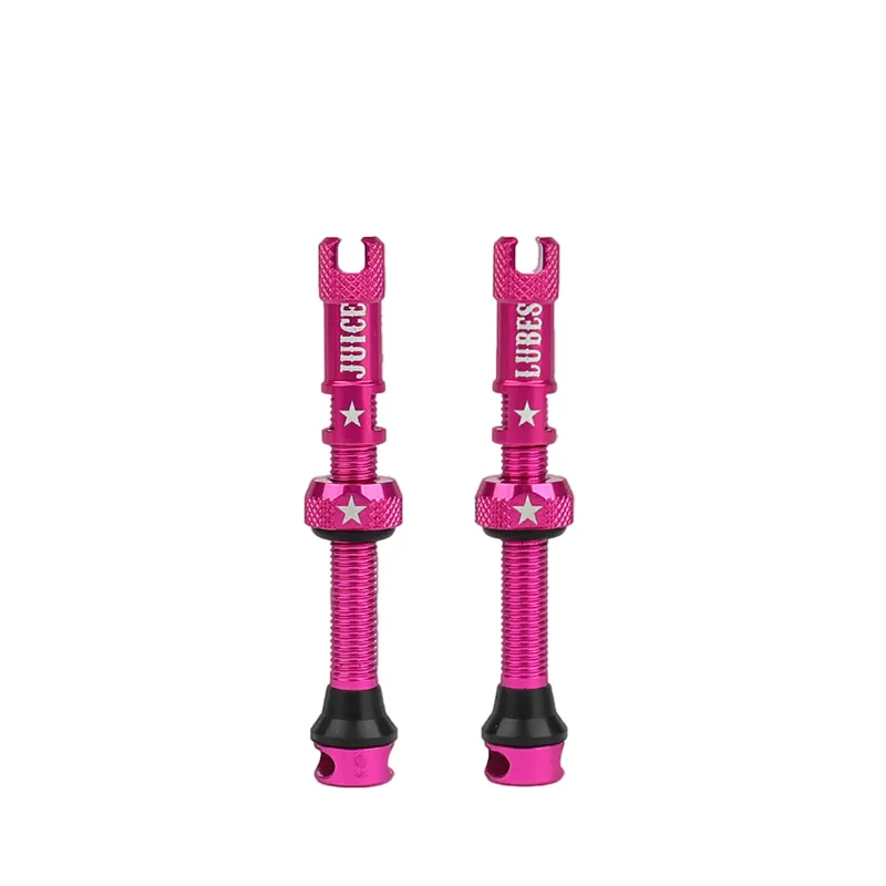 Juice Lubes Tubeless Valves 48mm in Pink