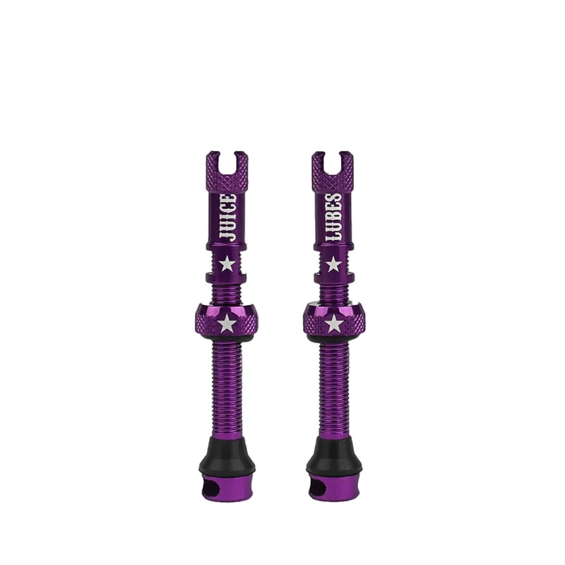 Juice Lubes Tubeless Valves 48mm in Purple