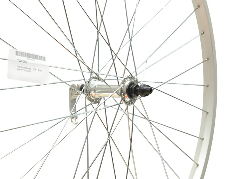 Cycle Division 700c Front Hybrid Quick Release Wheel in Silver