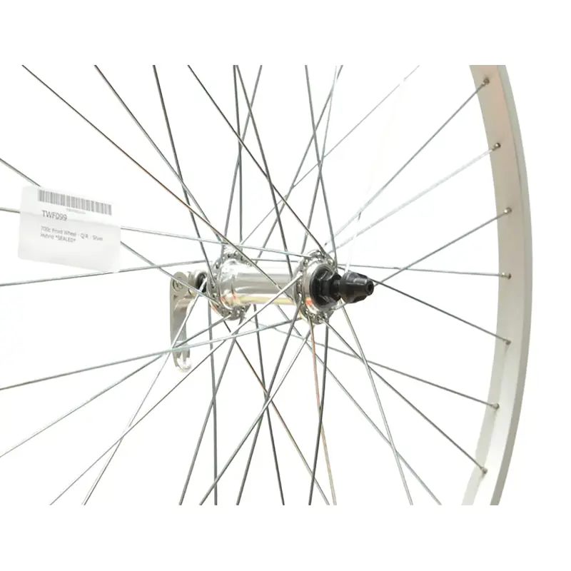 Balfes Bikes Cycle Division 700c Front Hybrid Quick Release Wheel in Silver | Free postage over £30, £10 off first order, price match & 0% finance.