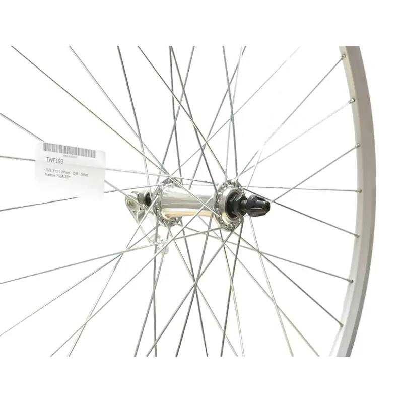 Balfes Bikes Cycle Division 700c QR Front Road Wheel Narrow Rim in Silver | Free postage over £30, £10 off first order, price match & 0% finance.