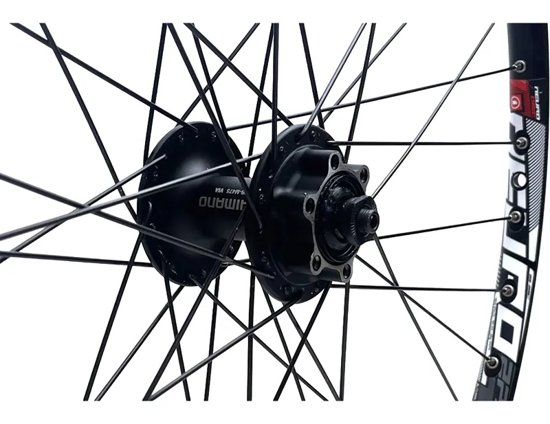 Cycle Division 27.5 inch Front MTB Wheel Shimano Deore HB-M475 Disc Hub in black