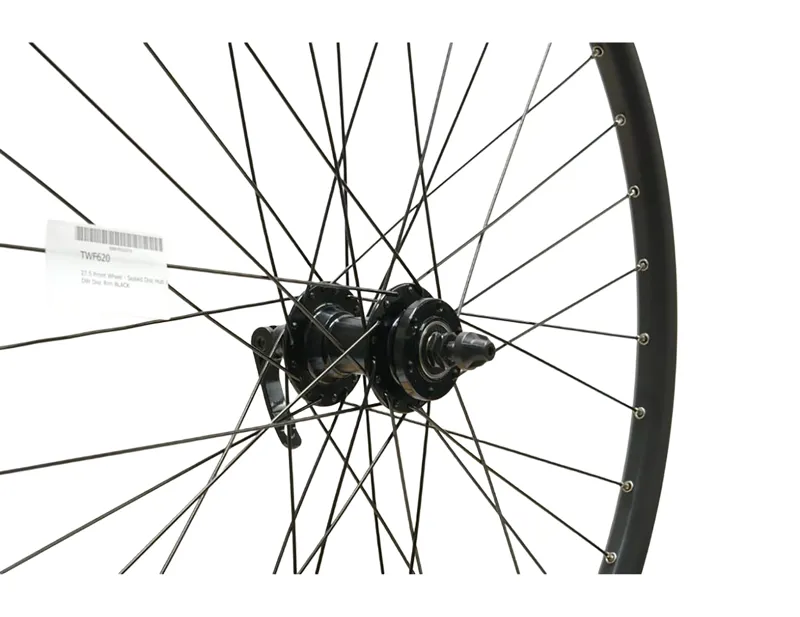Cycle Division 27.5 Front Wheel Sealed Disc Hub / DW Disc Rim in Black