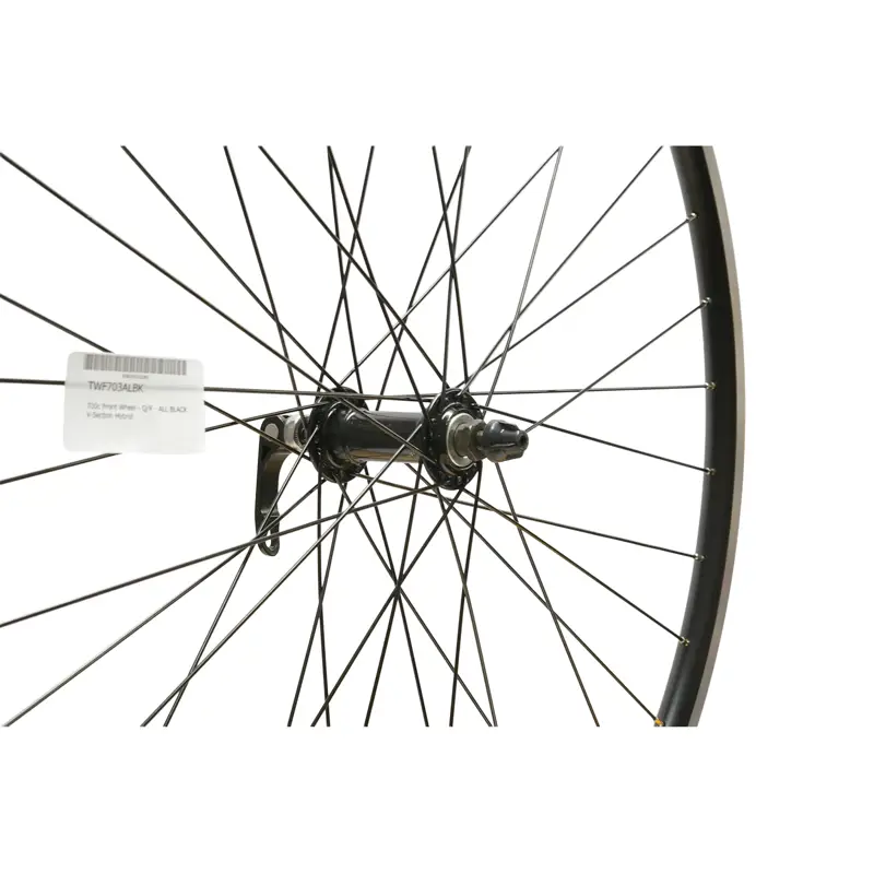 Balfes Bikes Cycle Division 700c QR Rim Brake V-section Front Wheel in Black | Free postage over £30, £10 off first order, price match & 0% finance.