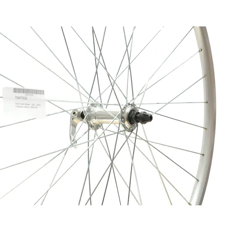 Balfes Bikes Cycle Division 700c Front Wheel - Q/R - Silver V-Section Hybrid in Silver | Free postage over £30, £10 off first order, price match & 0% finance.
