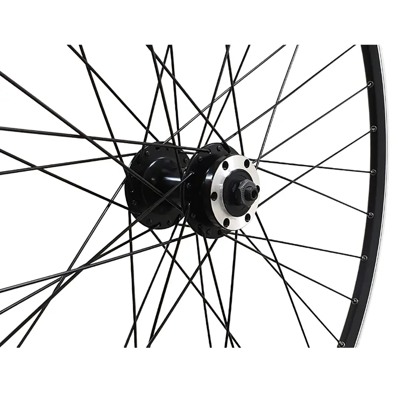 Balfes Bikes Cycle Division 700c QR Front Disc Wheel Narrow Rim in Black | Free postage over £30, £10 off first order, price match & 0% finance.