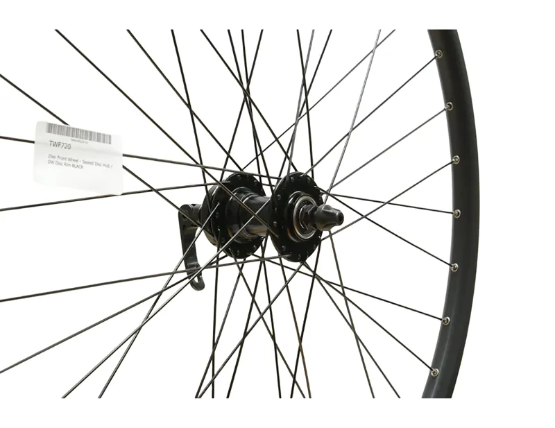 Cycle Division 29er Front Wheel Sealed Disc Hub / DW Disc Rim in Black