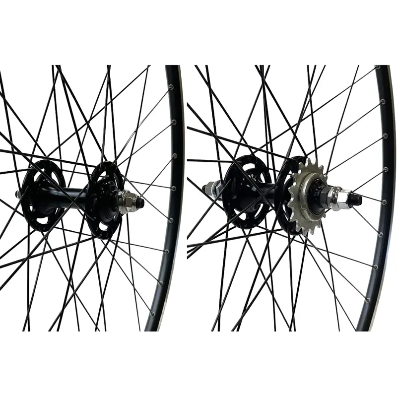 Balfes Bikes Cycle Division 700C x 21mm Track Wheel Set in Black | Free postage over £30, £10 off first order, price match & 0% finance.