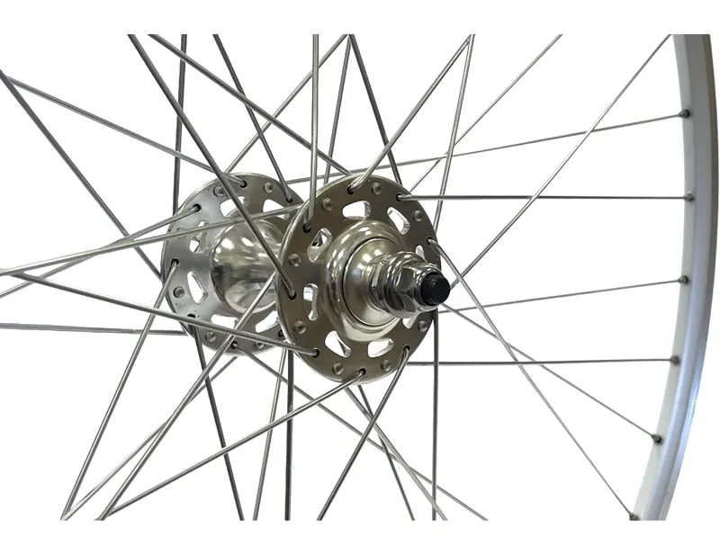 Cycle Division 700c Track Wheelset Sealed Bearing Flip-Flop Hubs in Silver-1