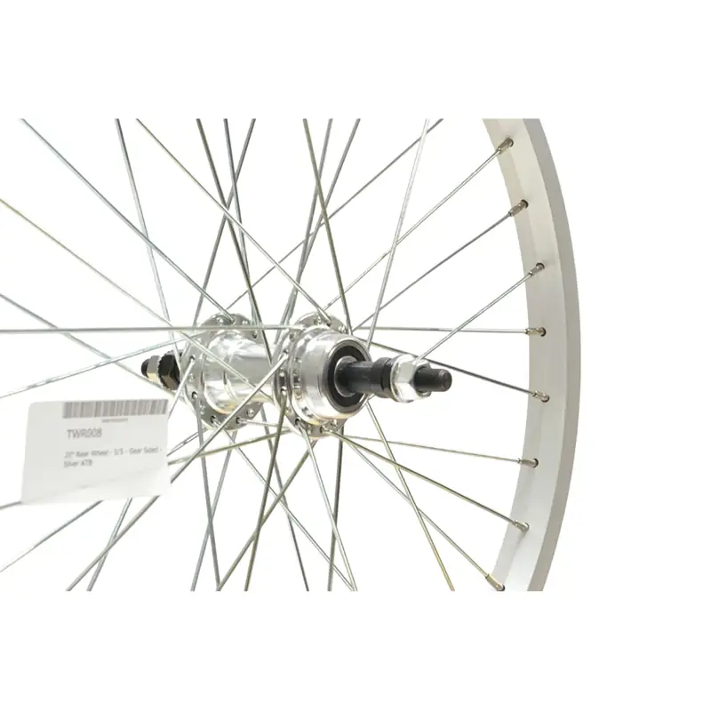 Balfes Bikes Cycle Division Singlespeed Rear Wheel 20 inch x 1.75 in Silver | Free postage over £30, £10 off first order, price match & 0% finance.