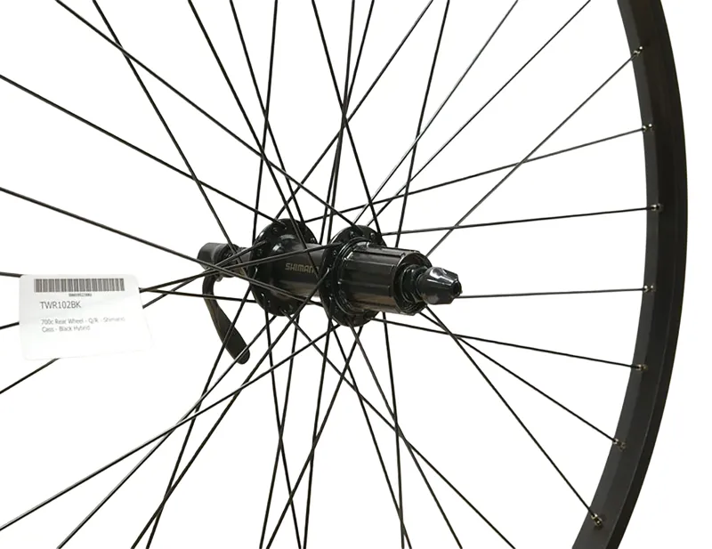 Cycle Division 700c QR Rear Hybrid Wheel - Cassette - in Black