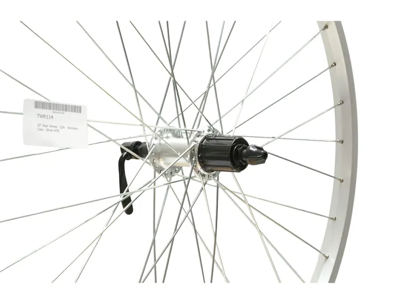 Cycle Division 26 inch QR Rear ATB Wheel Shimano Cassette Silver
