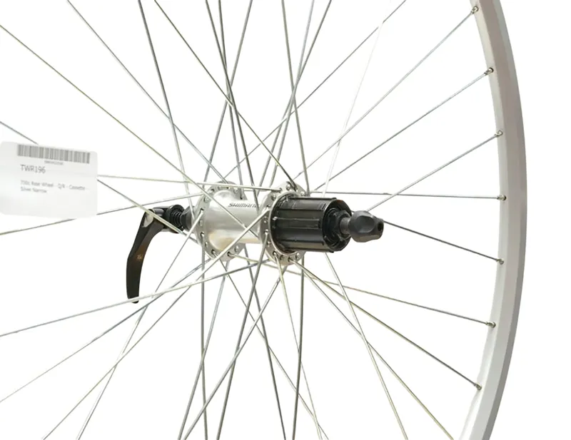Cycle Division 700c QR Rear Road Wheel Shimano RS300 Cassette hub in Silver