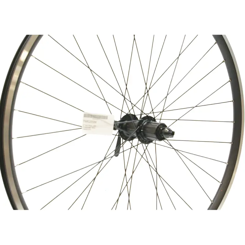 Balfes Bikes Cycle Division 26 inch ATB Rear Wheel Q/R Cassette V-Section in Black | Free postage over £30, £10 off first order, price match & 0% finance.