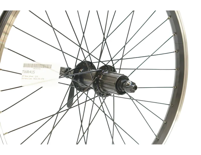 Balfes Bikes Cycle Division 20 inch QR Rear ATB Wheel 8-10 Speed Cassette hub in Black | Free postage over £30, £10 off first order, price match & 0% finance.