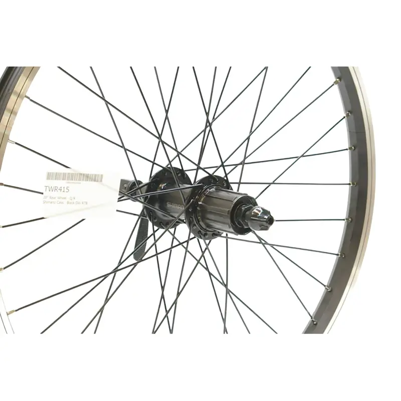 Balfes Bikes Cycle Division 20 inch QR Rear ATB Wheel 8-10 Speed Cassette hub in Black | Free postage over £30, £10 off first order, price match & 0% finance.