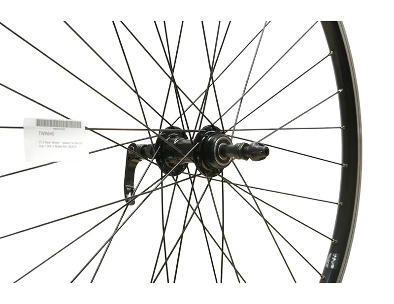 Cycle Division 27.5 Rear Wheel Sealed Screw On Hub - DW V-Brake Rim in Black
