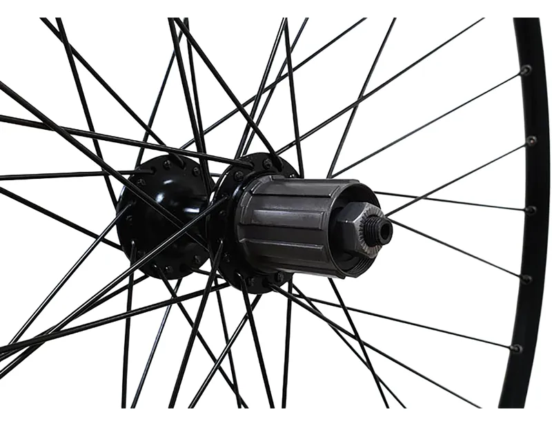 Cycle Division 700c QR Rear Road Wheel 10/11-Speed Cassette hub in Black