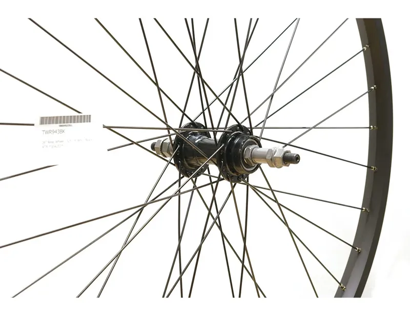 Cycle Division 26 inch Rear ATB Wheel Solid Axle Freewheel in Black