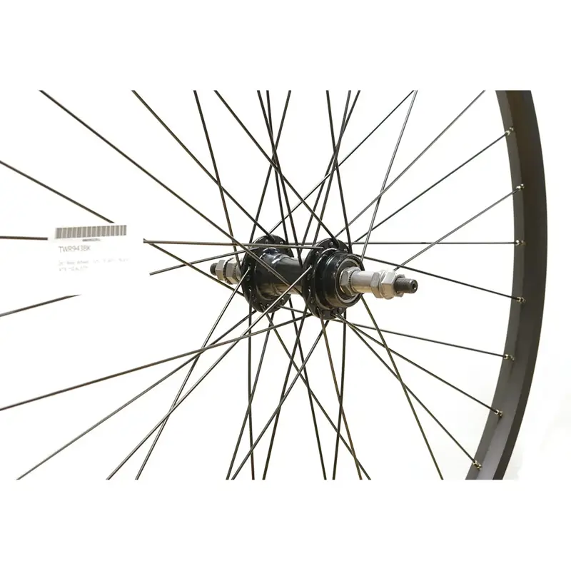 Balfes Bikes Cycle Division 26 inch Rear ATB Wheel Solid Axle Freewheel in Black | Free postage over £30, £10 off first order, price match & 0% finance.