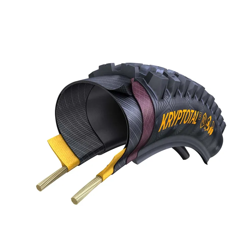 Continental Kryptotal Soft Foldable Enduro 29x2.40 Fr Tyre in Black-3