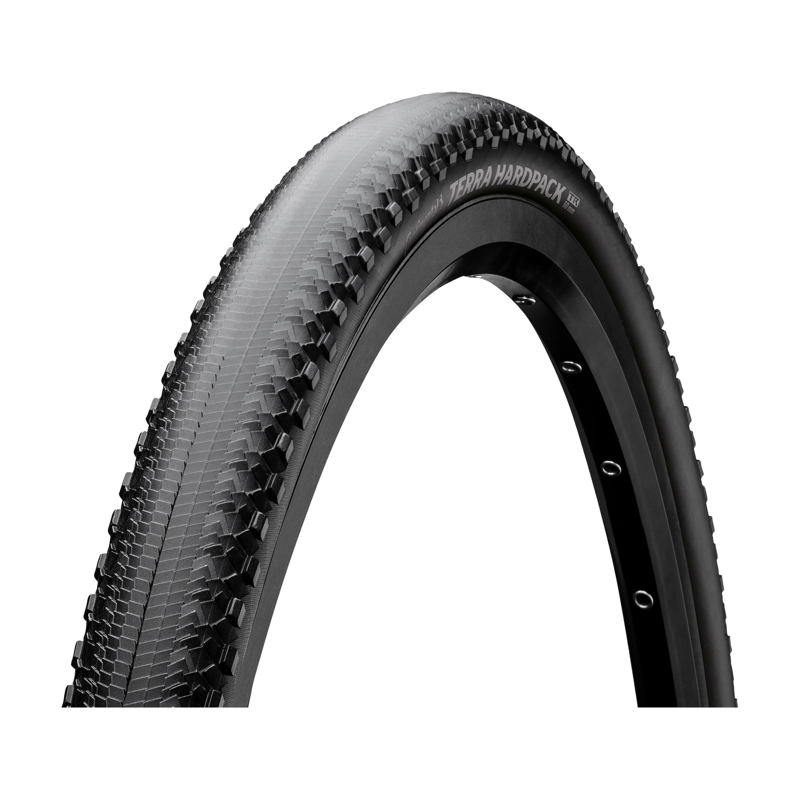 Balfes Bikes Continental Terra Hardpack ShieldWall Foldable Gravel 700x50C Tyre in Black/Black | Free postage over £30, £10 off first order, price match & 0% finance.