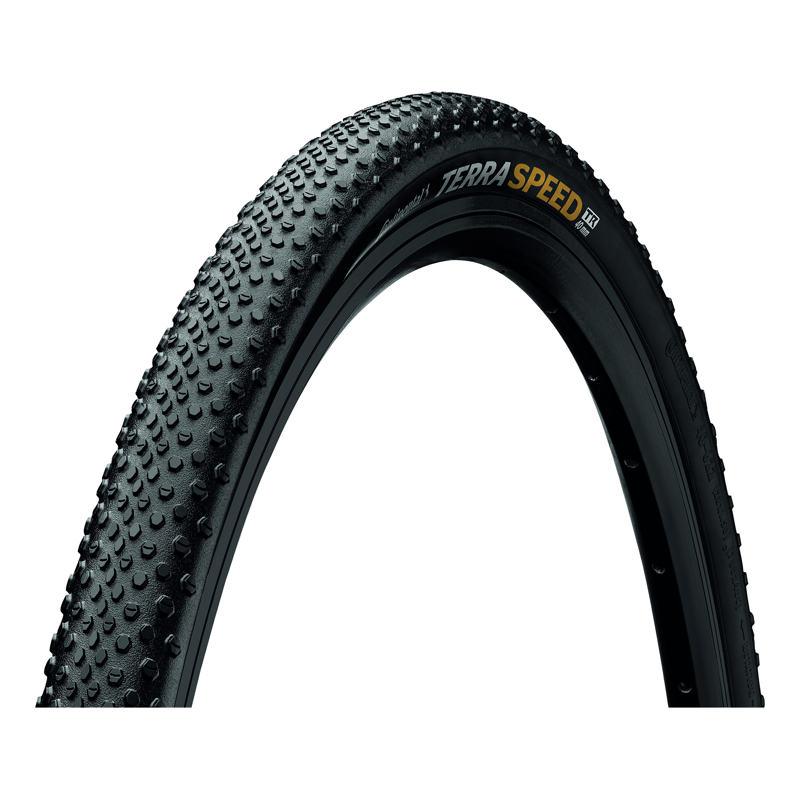 Balfes Bikes Continental Terra Speed ProTection Gravel 700x45C Tyre Foldable BlackChili Compound in Black/Black | Free postage over £30, £10 off first order, price match & 0% finance.