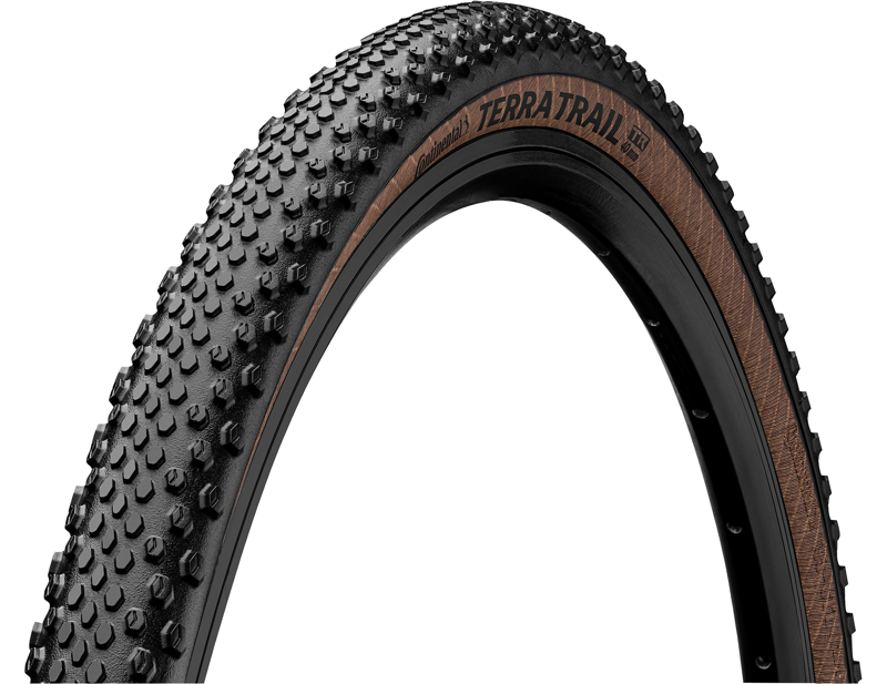 Continental Terra Trail ProTection Foldable 700x40C Gravel Tyre BlackChili Compound in Black/Transparent