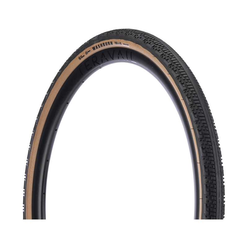 Balfes Bikes Teravail Washburn 700c Light and Supple Gravel Tyre in Tan | Free postage over £30, £10 off first order, price match & 0% finance.