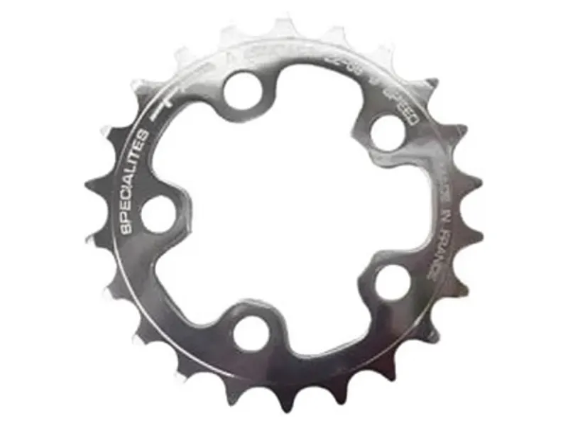 Ta 58pcd 5 Arm 9X Inner Chainring 22t in Silver