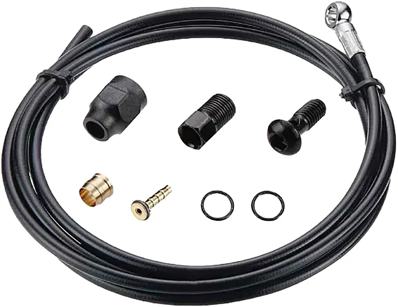 Balfes Bikes Tektro Banjo 1600mm Brake Hose Kit in Black | Free postage over £30, £10 off first order, price match & 0% finance.