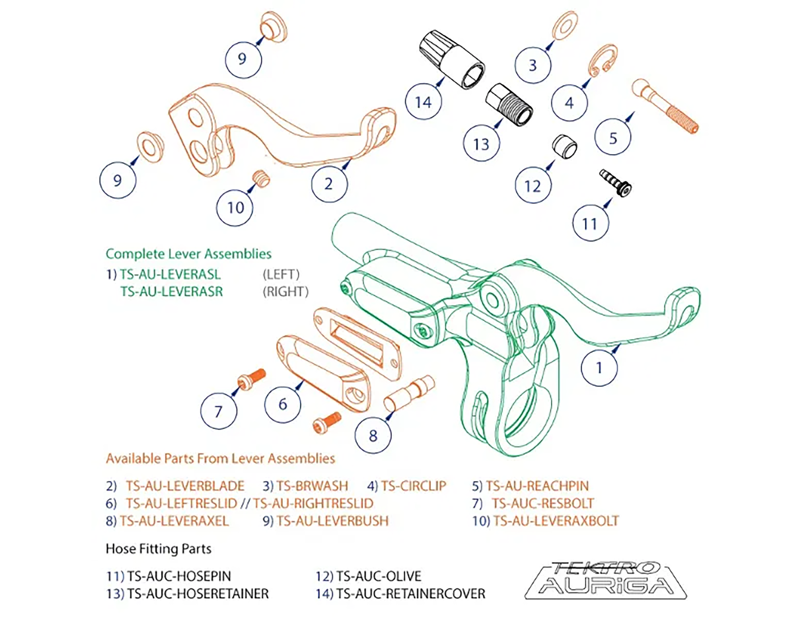 Balfes Bikes Tektro Grub Screw to Secure Lever Axle | Free postage over £30, £10 off first order, price match & 0% finance.