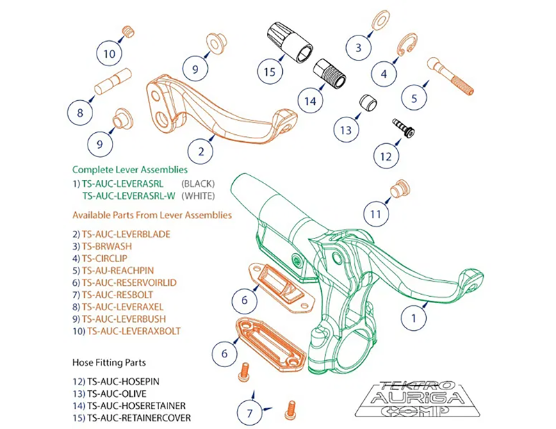 Balfes Bikes Tektro Auriga Comp Lever Clamp Bolt | Free postage over £30, £10 off first order, price match & 0% finance.
