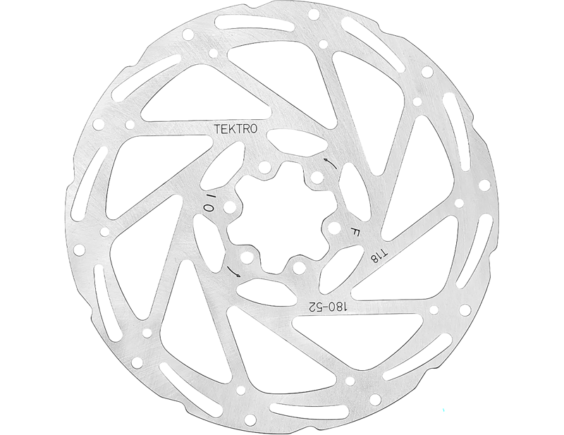 Balfes Bikes Tektro 6 Bolt Disc Brake Rotors TR52 1.8mm 180mm in Silver | Free postage over £30, £10 off first order, price match & 0% finance.