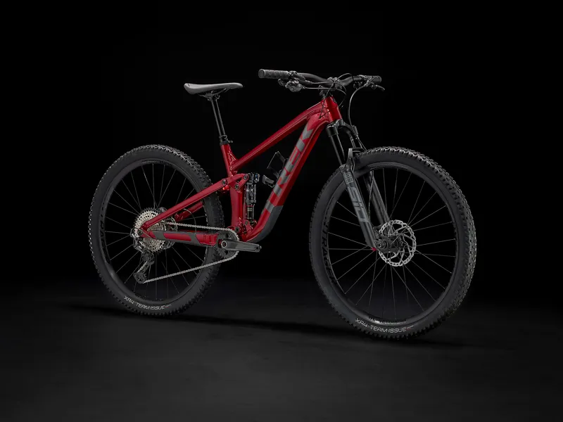 Trek Top Fuel 8 XT Full Suspension Mountain Bike 2022 in Red-1