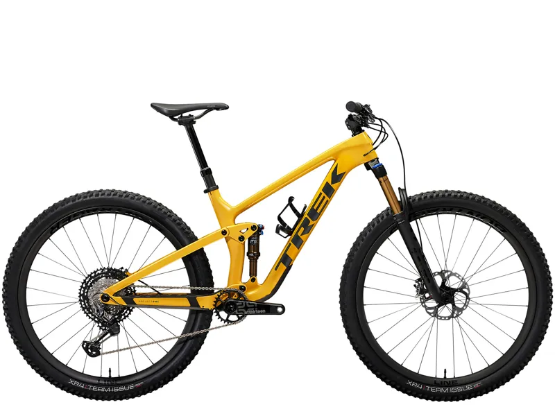 Trek Top Fuel 9.9 XTR Full Suspension Carbon Mountain Bike 2023 in Baja Yellow