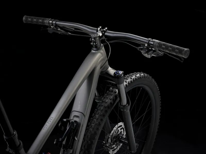 Trek Top Fuel 5 Gen 4 Full Suspension Mountain Bike 2025 in Mercury Grey-2