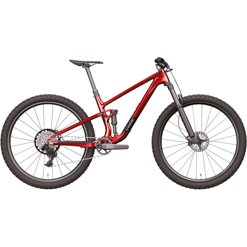 Balfes Bikes Trek Top Fuel 8 Gen 4 Full Suspension Mountain Bike 2026 in Fury Red | Free postage over £30, £10 off first order, price match & 0% finance.