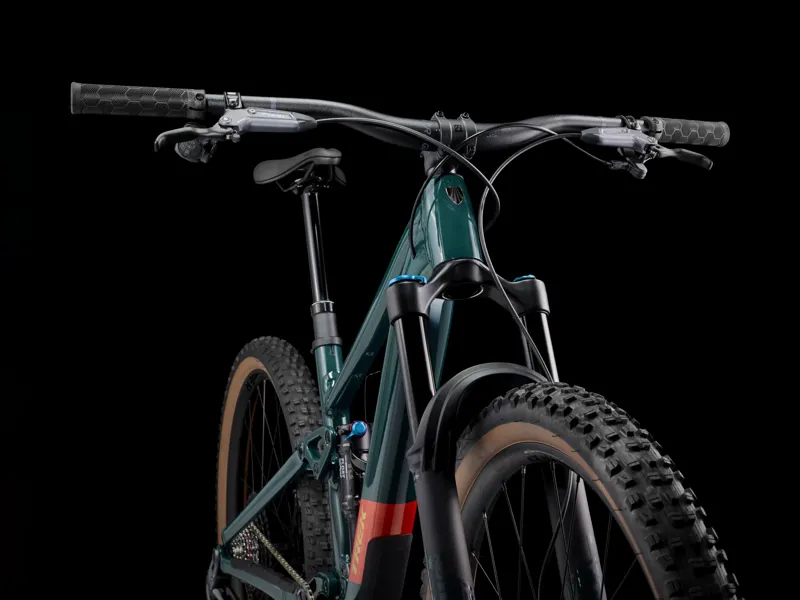 Trek Top Fuel 9 Gen 4 Full Suspension Mountain Bike 2025 in Juniper Green-3