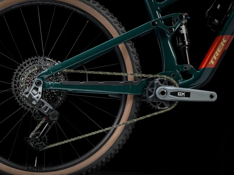 Trek Top Fuel 9 Gen 4 Full Suspension Mountain Bike 2025 in Juniper Green-5