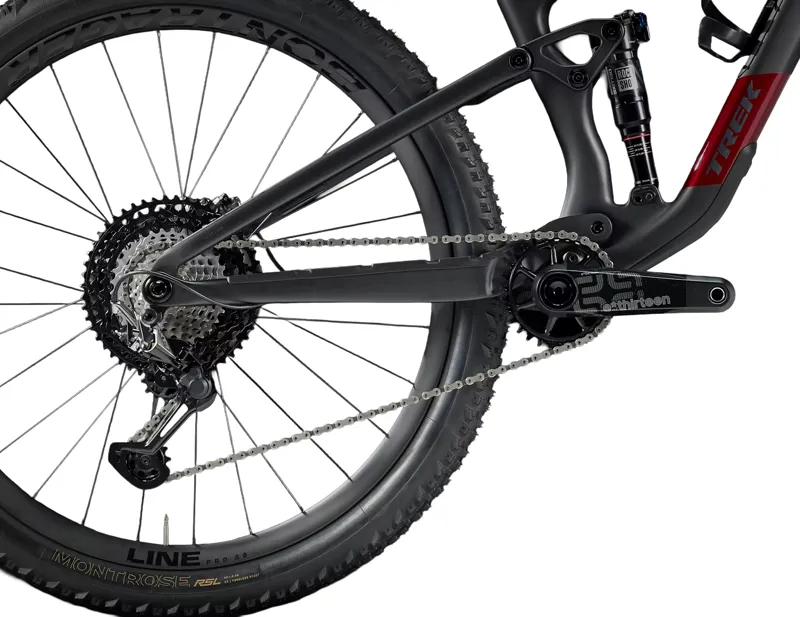 Trek Top Fuel 9.9 XTR Gen 4 Full Suspension Mountain Bike 2025 in Dark Web-5