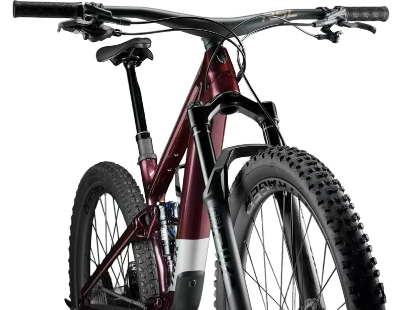 Trek Top Fuel 9.9 XTR Gen 4 Full Suspension Mountain Bike 2025 in Axinite Flip-3