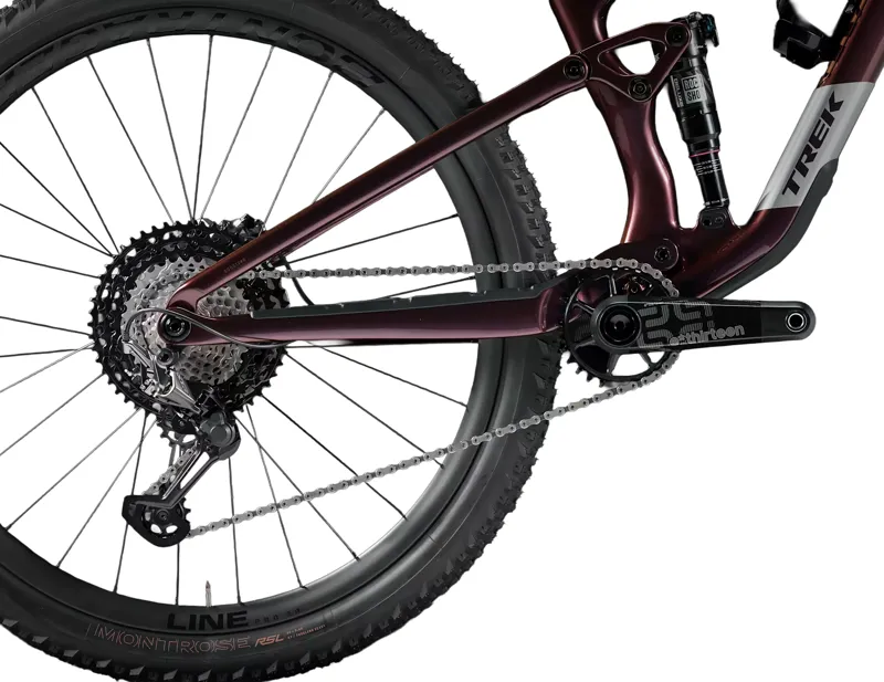 Trek Top Fuel 9.9 XTR Gen 4 Full Suspension Mountain Bike 2025 in Axinite Flip-5