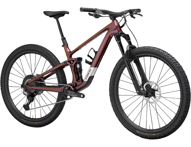 Trek Top Fuel 9.9 XTR Gen 4 Full Suspension Mountain Bike 2025 in Axinite Flip-1